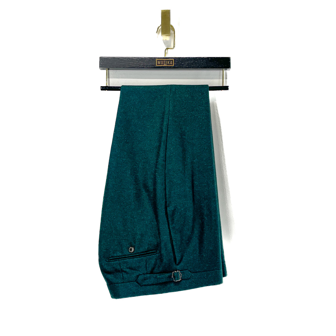 Pine Green Wool Pants