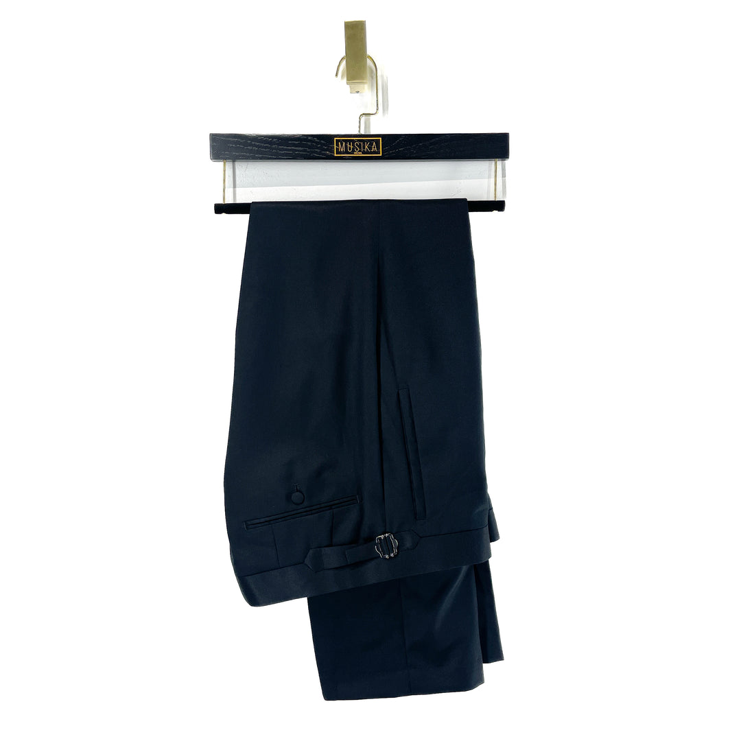 Black Flare Wool Pant