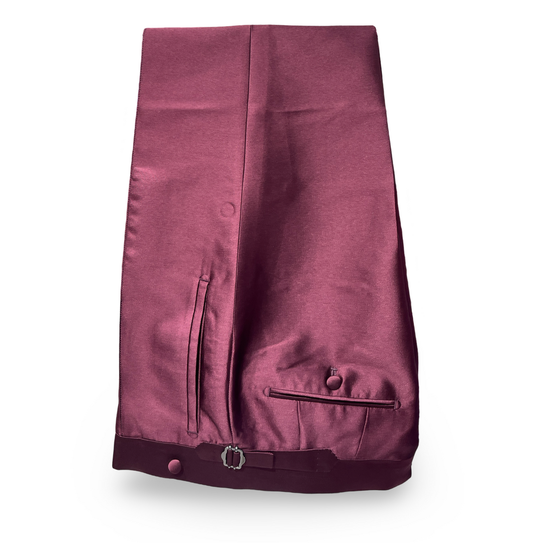 Black Raspberry Italian Imported Mikado "Benton Peak Lapes" 1B Suit