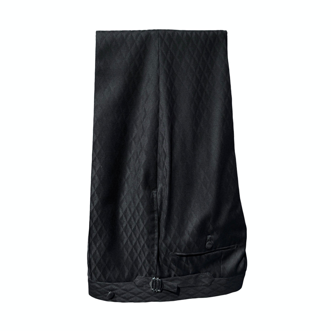 Black Diamond Weave "Benton Peak Lapels" 1B 2-Piece Suit