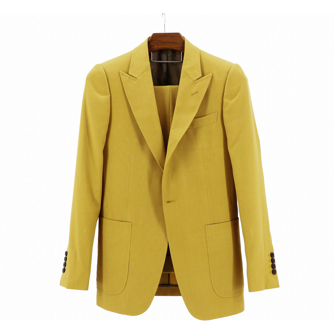 Mustard Natural Stretch “Benton Peak Lapel” Suit