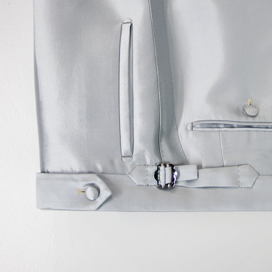 Air Blue “V-Shawl Lapel” Self Treatment 1B Silk/Wool Tuxedo