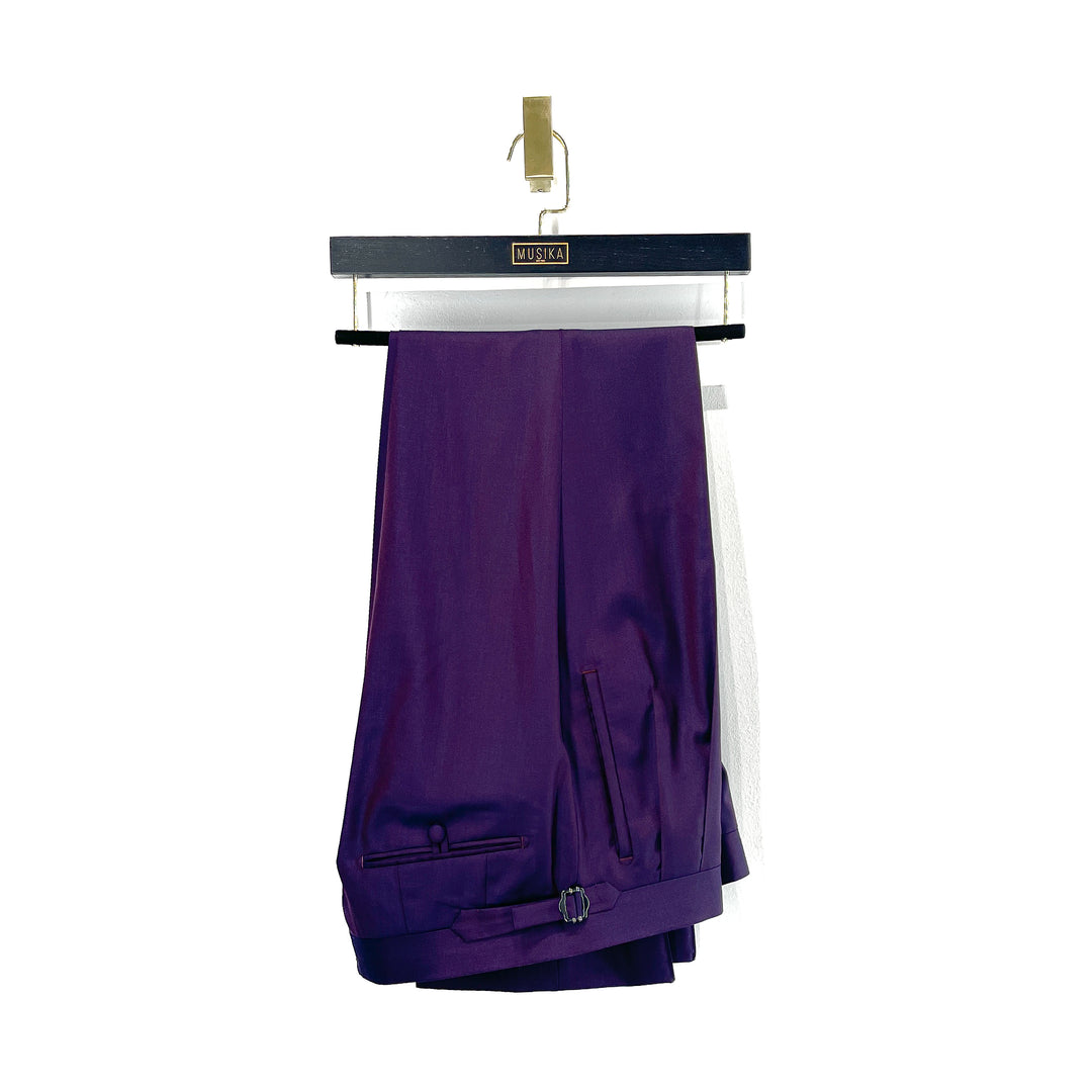 Eggplant Purple Wool Suit