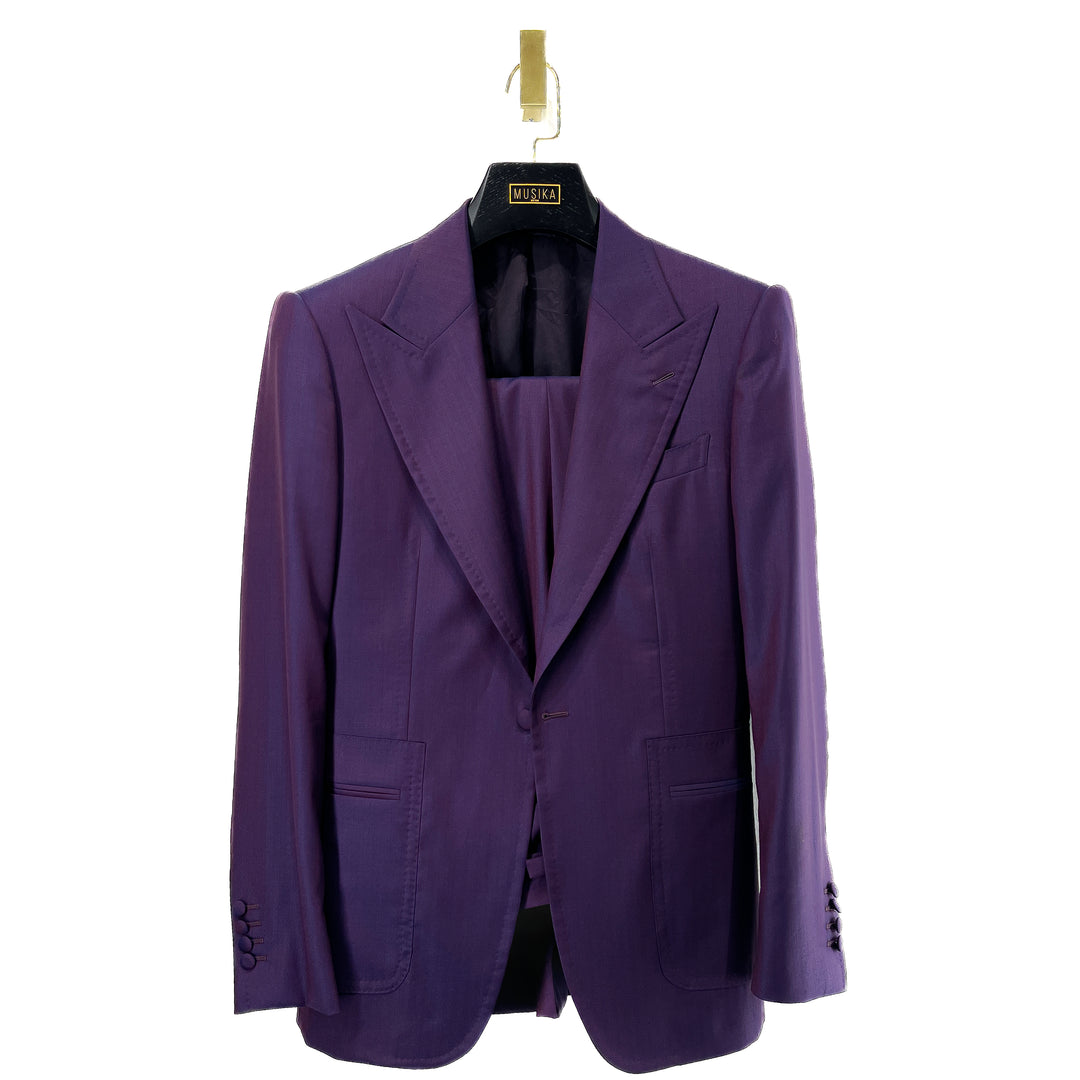 Eggplant Purple Wool Suit