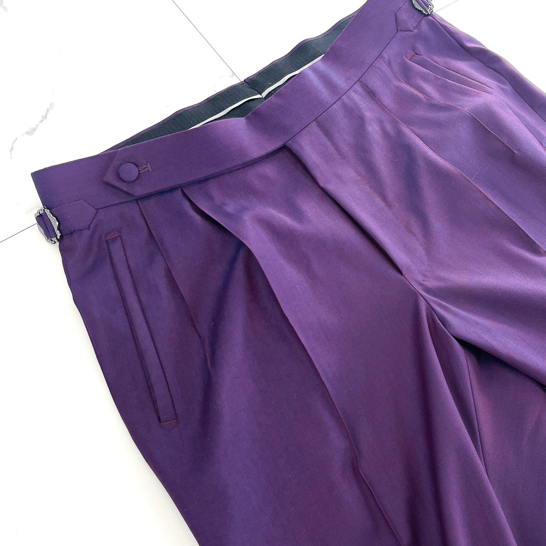 Eggplant Purple Wool Suit