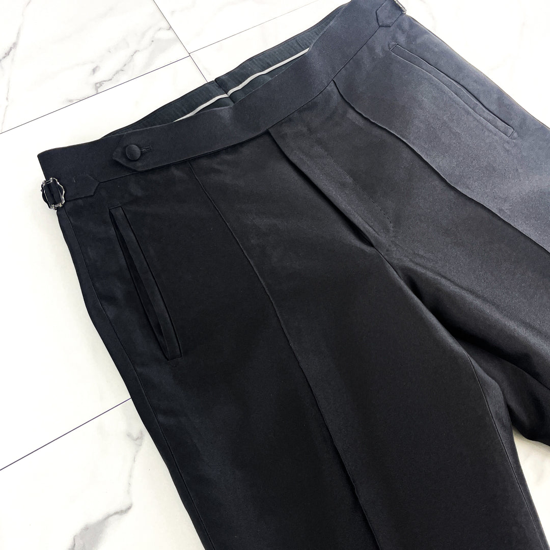 Black Silk Pant